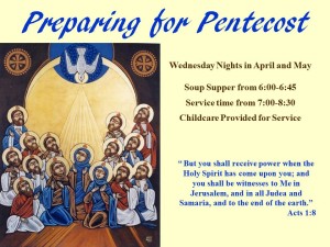 Preparing for Pentecost Banner