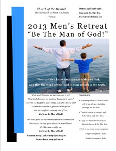 2013 Men's Retreat Flyer